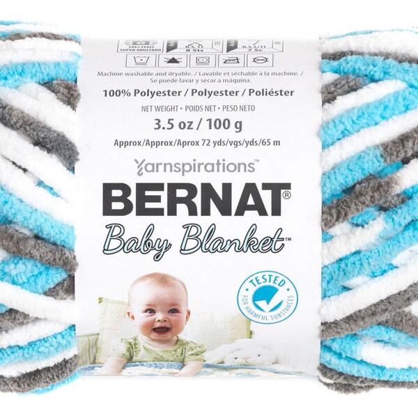 Bernat Baby Blanket Yarn-Sail Away