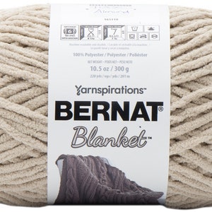 Bernat Blanket Big Ball Yarn, Almond