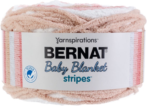 Bernat Baby Blanket Stripes Yarn coral Bells Etsy