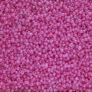 Tube De Perles De Rocaille Rouge Foncé Irisées Nacrées | Perles à Bijoux Neuf