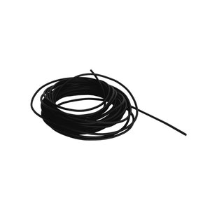 Un mètre de cordon de caoutchouc noir buna cord plein 4 mm - Un grand marché