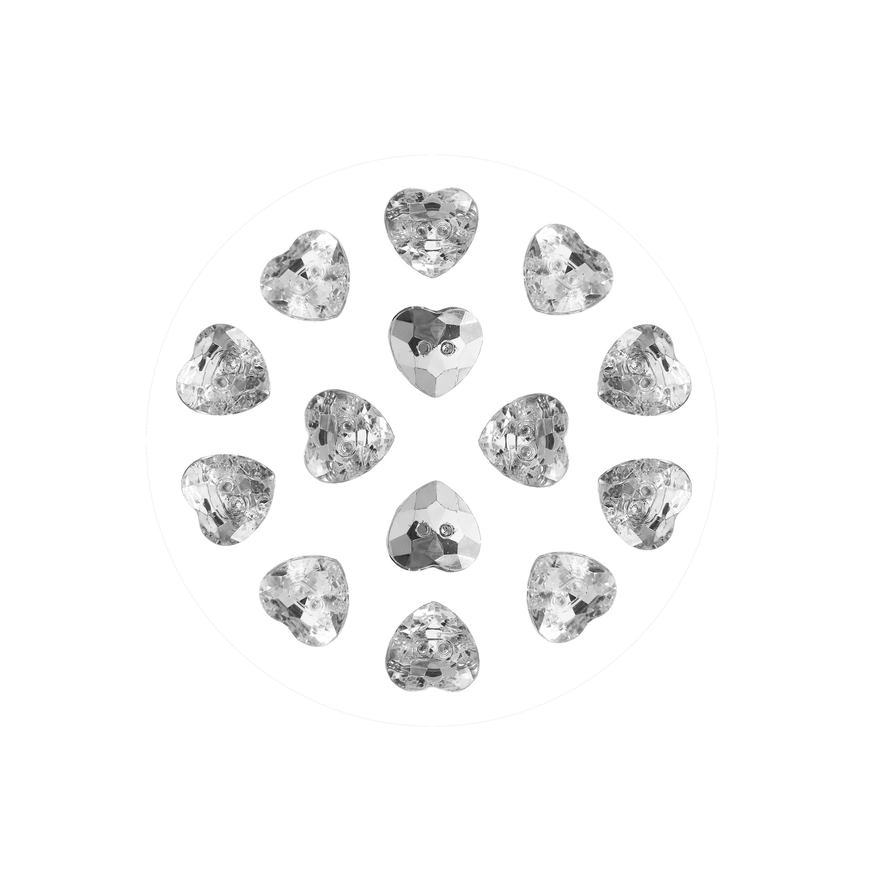 Boutons Acryliques De Cœur En Gros Pour Création De Bijoux