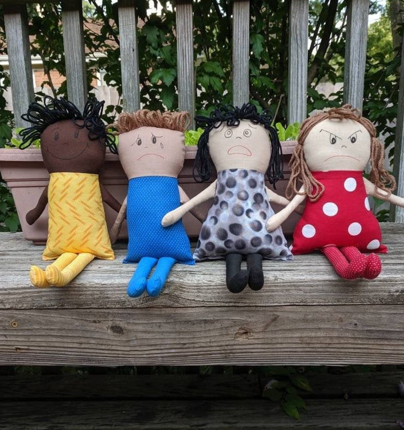 Play Therapy Dolls Emotion Dolls Dolls for Counseling With Etsy