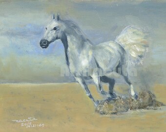 Bright White Horse