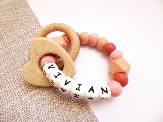 personalised teething ring