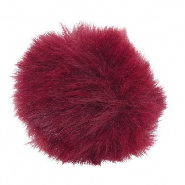 Pompon 6cm en fausse fourrure