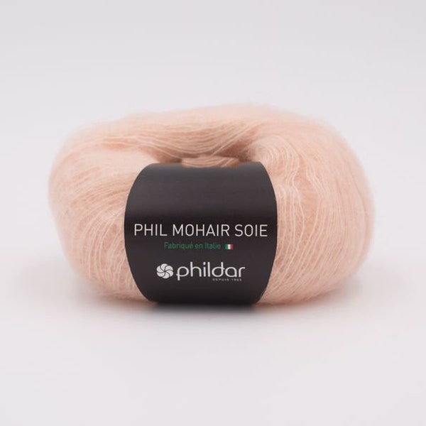 PHIL MOHAIR SOIE de Phildar (8 coloris au choix)