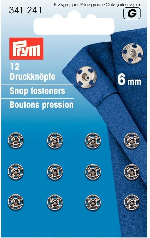 Prym Snap Buttons 6 Sizes Etsy