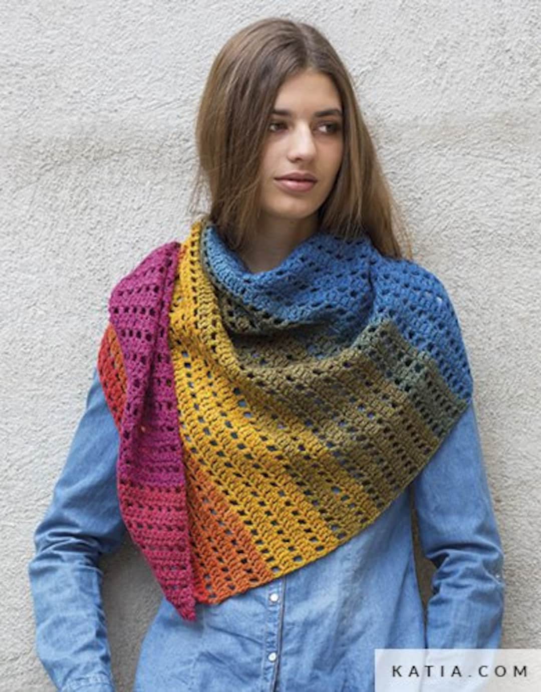 Kit crochet Foulard en PAINT France