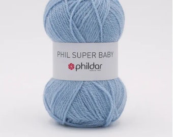 SUPER BABY van Phildar (19 kleuren om uit te kiezen)