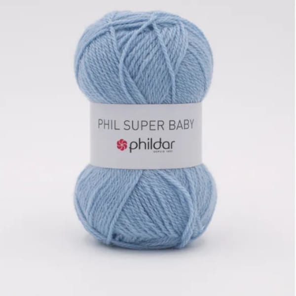 SUPER BABY de Phildar (19 coloris au choix)