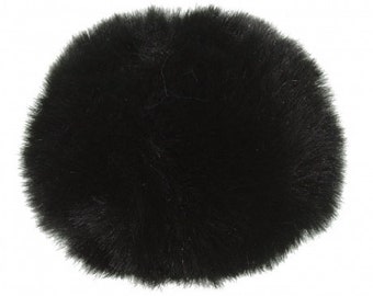 Pompon 8cm en fausse fourrure