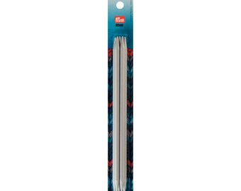 Jeu de 5 aiguilles à tricoter 2 pointes Prym plastique 20cm