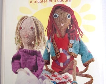 New book - POUPETTES - 5 dolls and their wardrobe to knit and sew