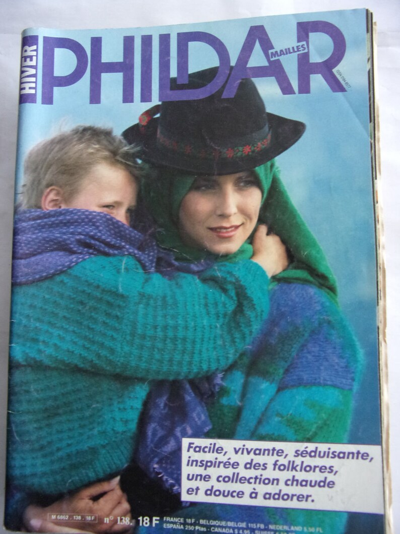 KNITTING NO. WINTER CATALOG 138 - PHILDAR COLLECTION