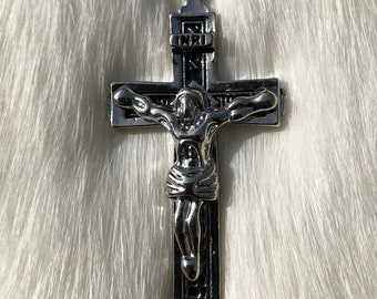 Pendentif avec croix chrétienne,avec ou sans Jesus Christ