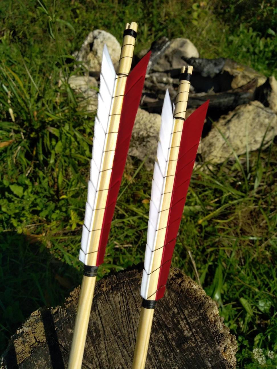 Oadnijuie Lot de 3 pointes de flèches pour la chasse