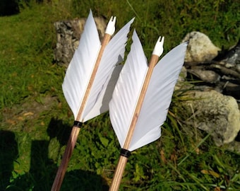 1 Flu flu arrow, with screwed tip, for billebaude, hunting, nature shooting ...