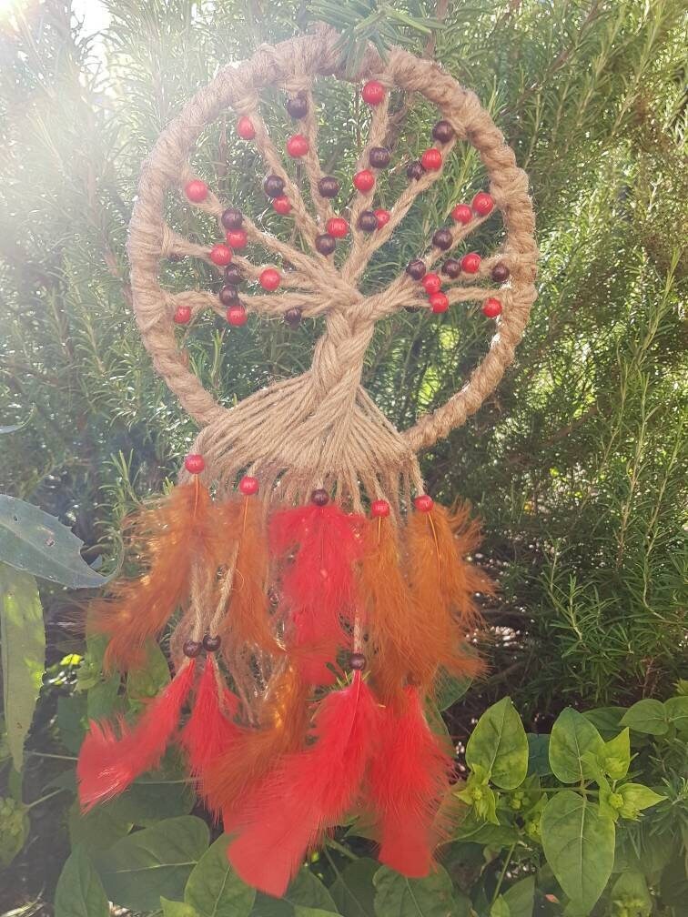 Attrape Reves Viking Yggdrasil, Une Décoration d'intérieur Qui Protège Vos Rêves