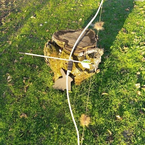 125 cm luxury bow, for children, semi-recurve, in bamboo