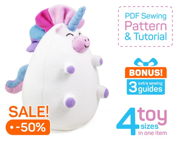 unicorn sewing pattern pdf