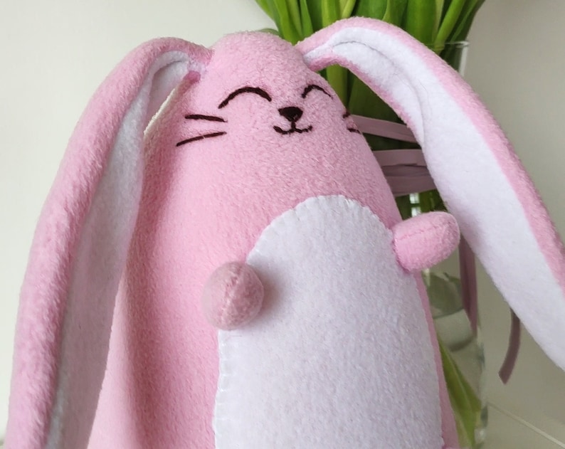 Bunny sewing pattern PDF for Easter: cute plush Rabbit pattern, tutorial, stuffed Easter Bunny pattern image 7
