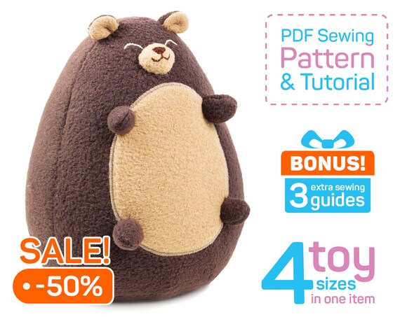 teddy bear pattern to sew