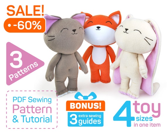 cute plushie patterns