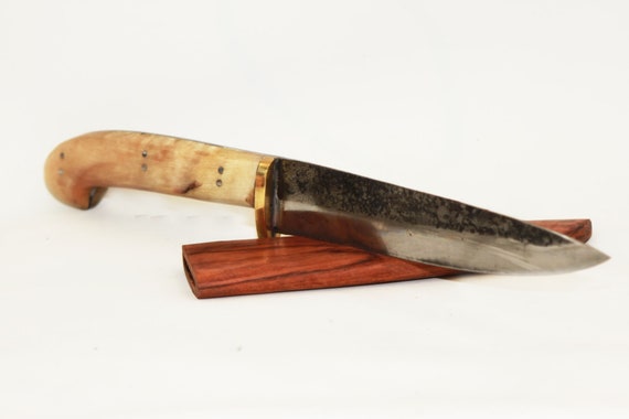 Cretan Handmade Forged Sticking , Skinning Knife Carbon Steel No3