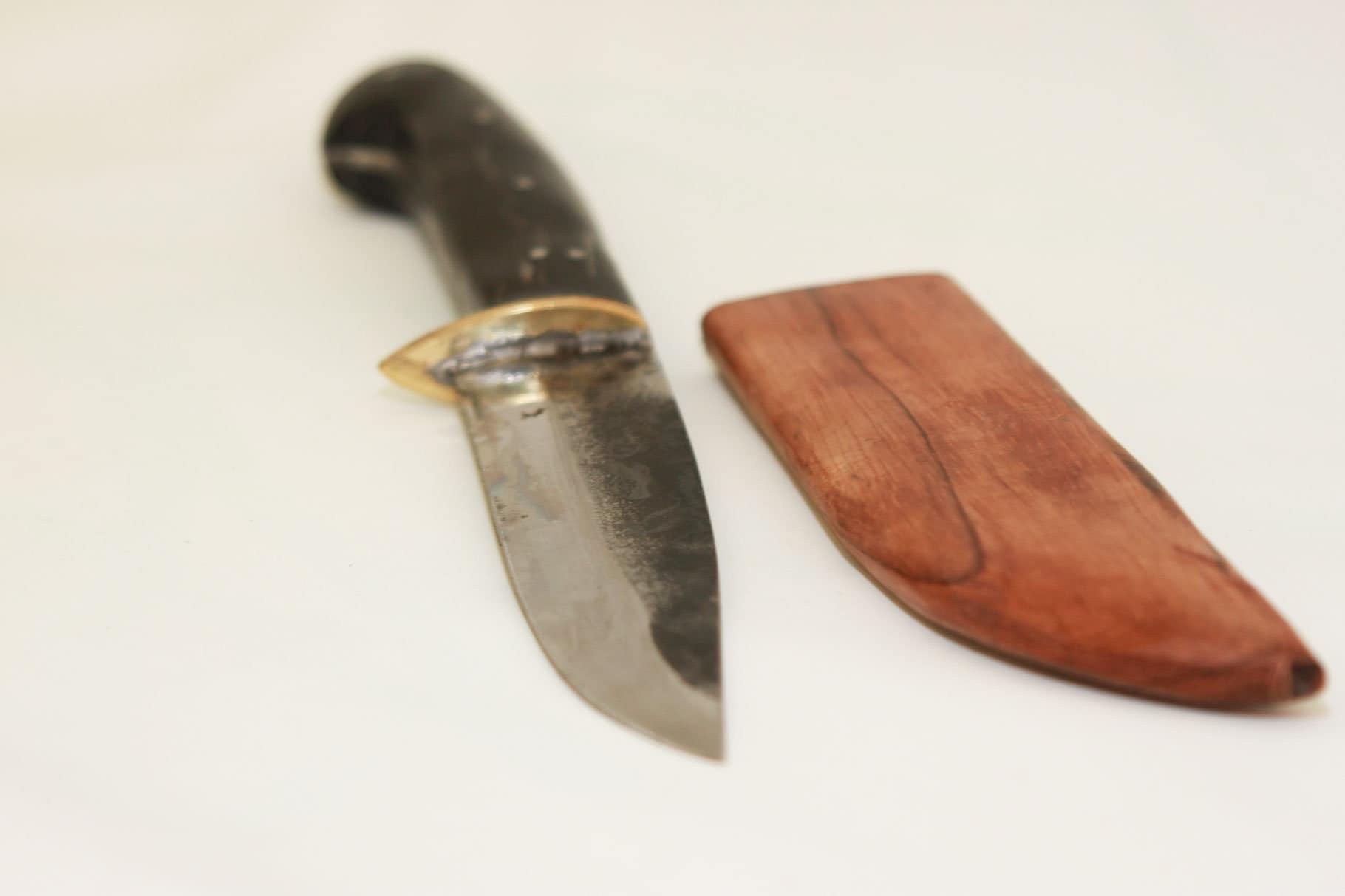Cretan Handmade Forged Sticking , Skinning Knife Carbon Steel No1
