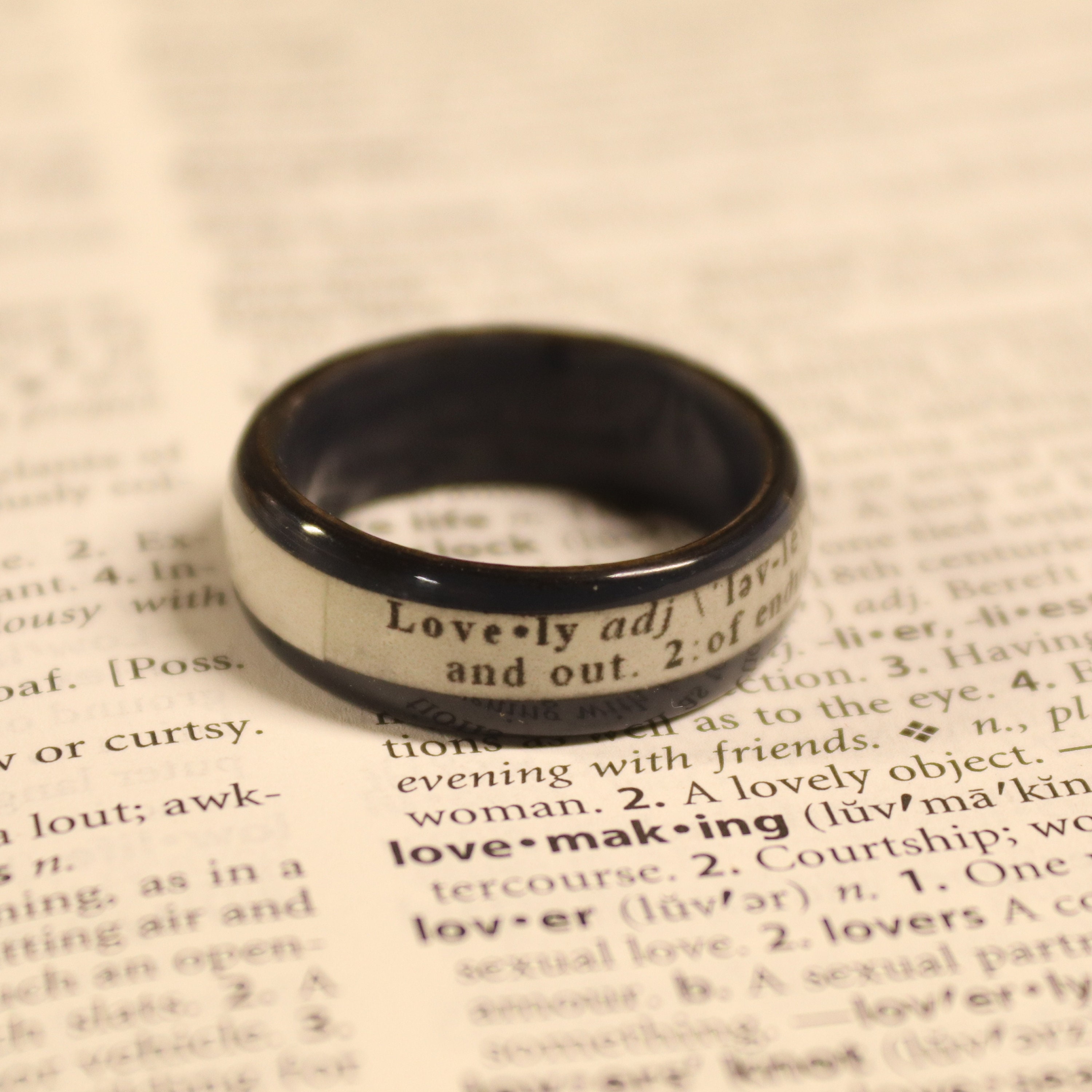 Dictionary Definition Rings Paper Rings Book Rings Bible Etsy Canada