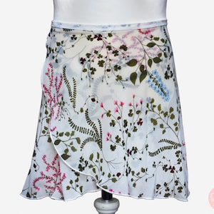 Ivy - Ballet Wrap Skirt - Ballet Skirt - Dance Skirt - Floral Ballet Skirt - Flourish Dancewear