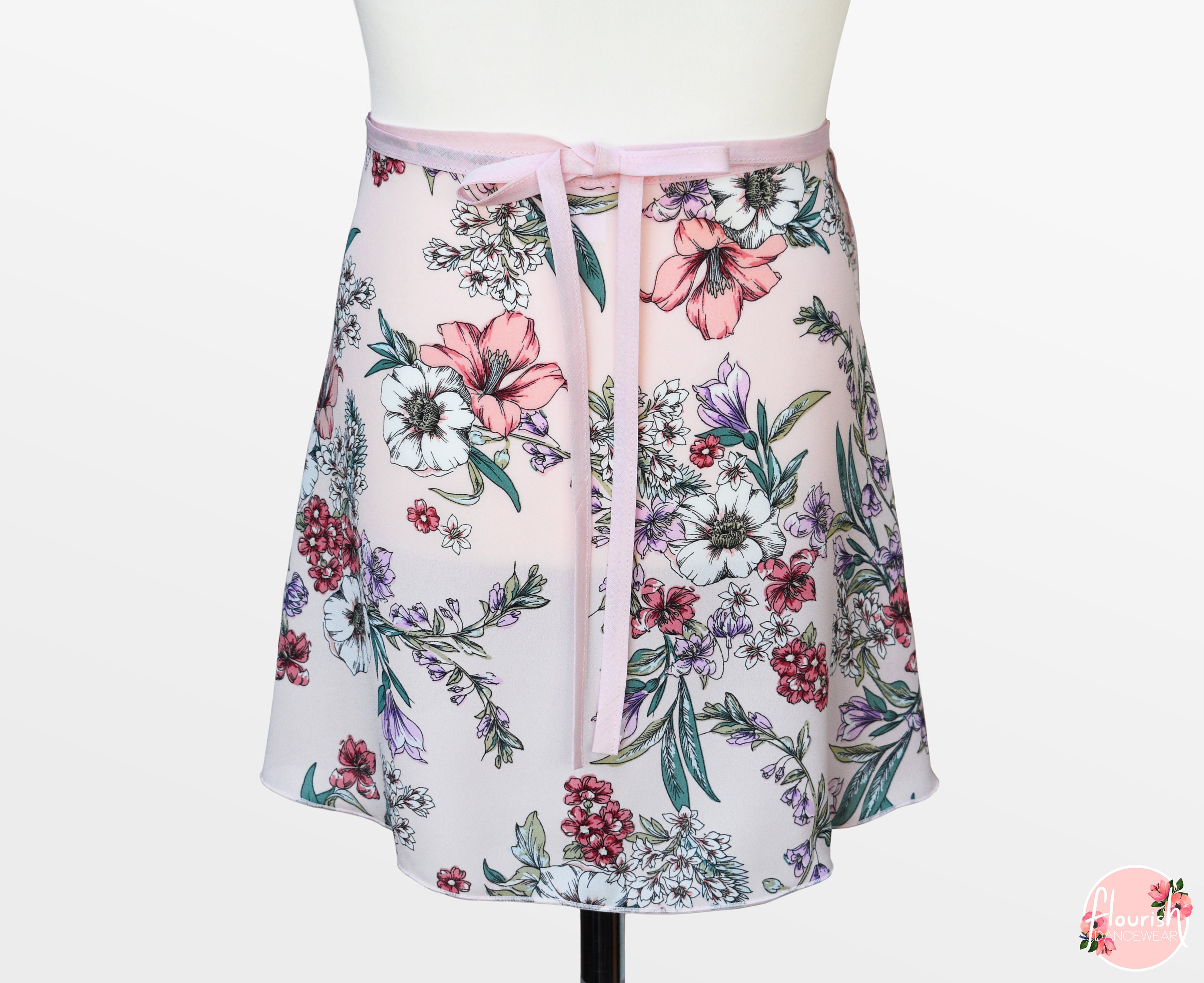 FLORAL LAYERED BALLET SKIRT