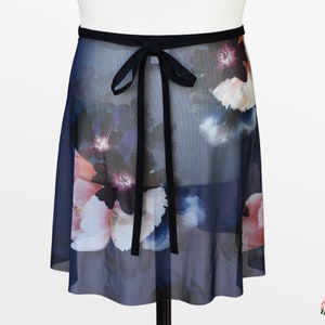 Evie Ballet Wrap Skirt Ballet Skirt Dance Skirt Floral Ballet Skirt Flourish Dancewear image 3