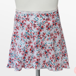 Eden - Ballet Wrap Skirt - Ballet Skirt - Dance Skirt - Floral Ballet Skirt - Flourish Dancewear