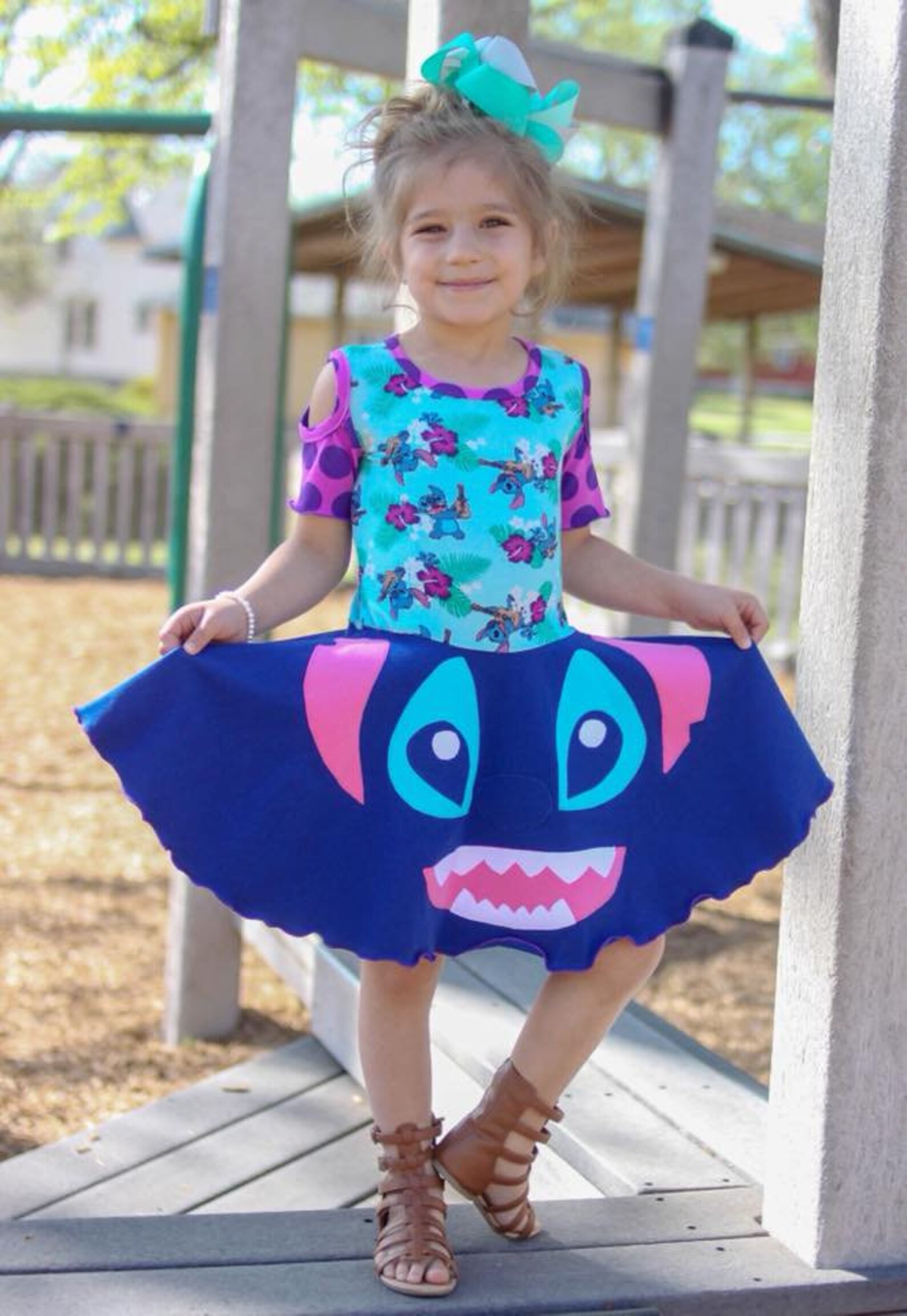 Lilo & Stitch Dress Stitch dress Girls Disney dress Lilo Etsy