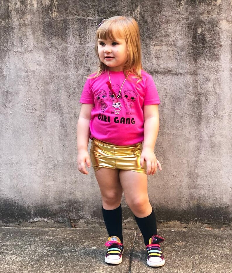 mermaid bummies Holographic bummies toddler shorts Metallic Magic Bummies pink bummies High waist bummies Shiny bummies gold bummies