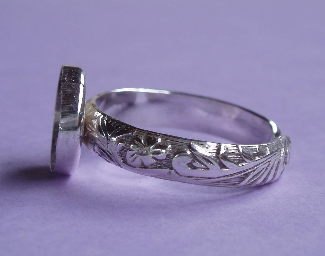 Bague Feuilles Vertes Réglable En Argent 925 - Femme - Ajustable - Mariage