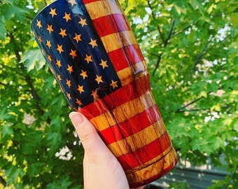 Wood Grain Flag Etsy