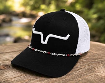 Barbed Wire & Red Hat Chain