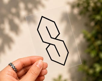 Minimalist S Sticker