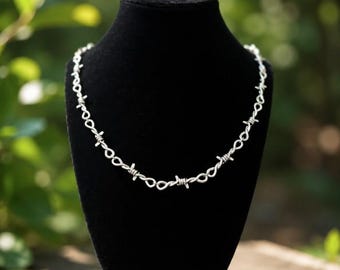 Barbed Wire Necklace