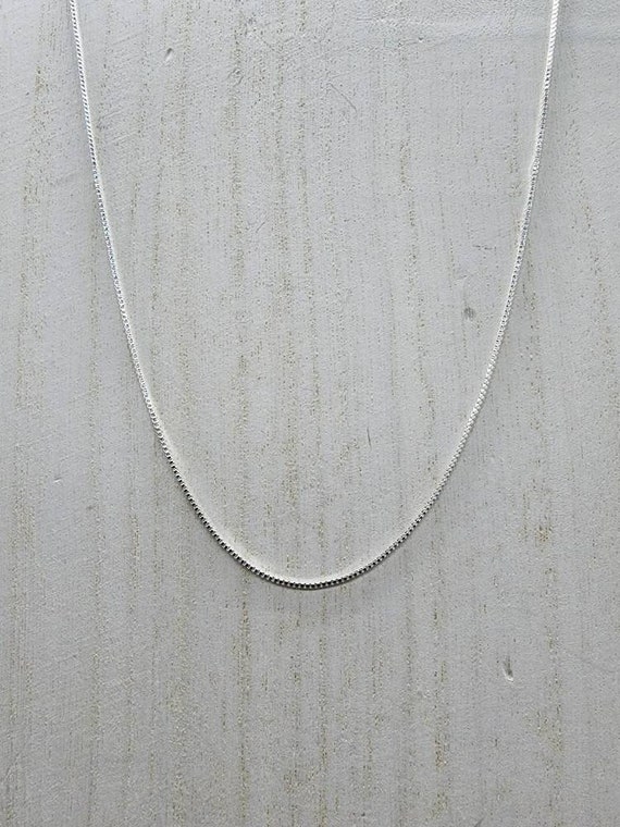 925 Sterling Silver 16", 18", 20", 22", or 24" Box Chains with Lobster Clasps - Bulk