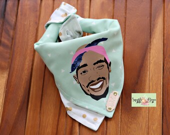 tupac shakur bandana etsy