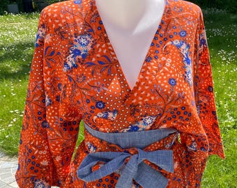 Kimono jacket floral