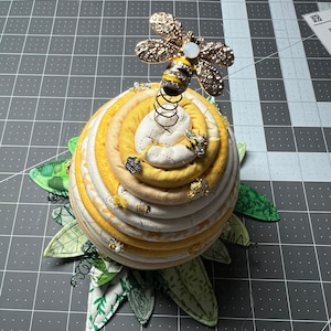 Handmade Beehive Pincushions | 2 sizes available | **Made to Order**