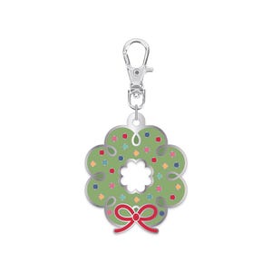 Wreath Enamel Happy Charm™ by Lori Holt for Riley Blake Designs | ST-36029
