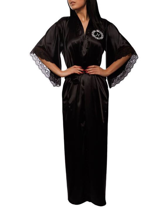 long satin dressing gowns