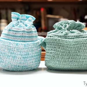 Everyday Lunch Bag Crochet Pattern // PDF Pattern, Cotton Yarn Design, Home Goods, Bag, Lunch Bag, Purse image 7