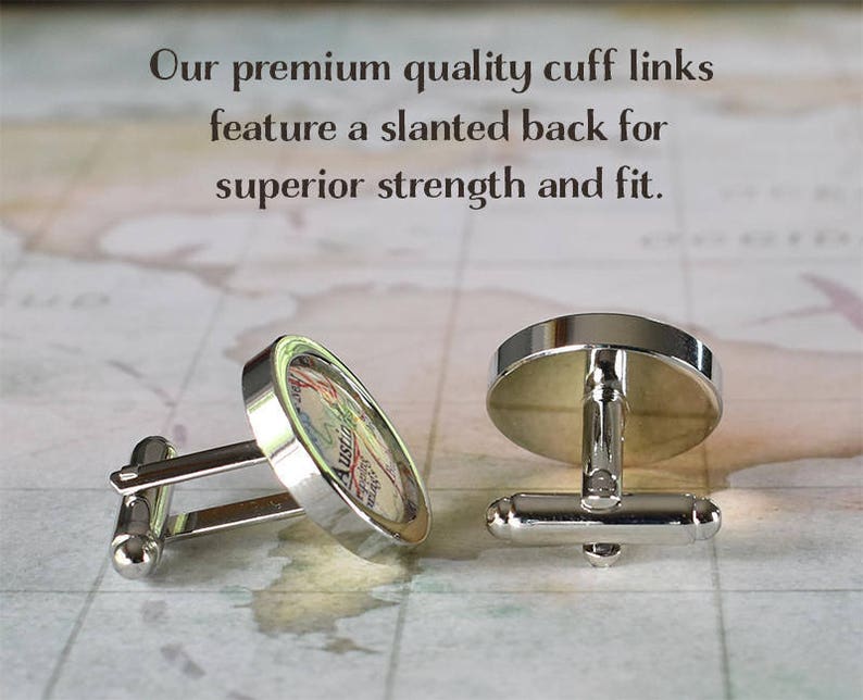 UR cufflinks graduation gift college student alumni gift Richmond Virginia map cuff links University of Richmond cufflinks